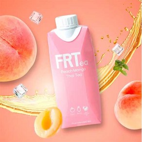 FRTea 프루티 태국 프리미엄 과일음료티, 330ml, 12개