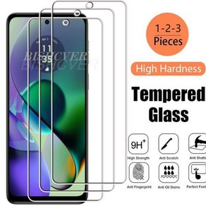 모토로라 G64 5G 파워 에디션용 강화 유리 XT2343-1 보호 휴대폰 커버 필름, 01 Only 1 Pieces, 01 TEMPERED GLASS, 01 Moto G54 5G