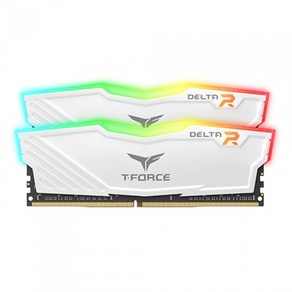 T-Foce DDR4-3600 CL18 Delta RGB 화이트 (32Gx2), 2개