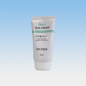 디오메르 데일리 선크림 70ml SPF50 톤업 워터프루프 썬크림 파데프리, 1개