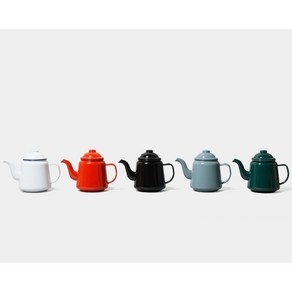 FALCON ENAMELWARE 팔콘 에나멜웨어 법랑 찻주전자 높이 15cm 용량 1000ml, 블랙, 1개