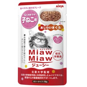 아이시아(aixia) 먀우먀우 쥬시 자묘용, 70g, 12개, 닭+참치