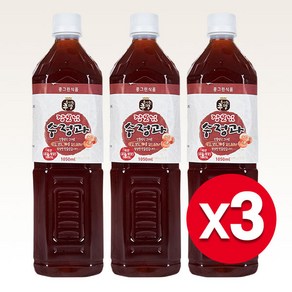 윤성순 콩킹 장모님수정과1050ml(3개) 고양쌀 국산엿기름 전통주, 3개, 1.05L