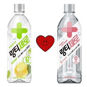 링티제로 500ml 2종 x24개 (복숭아x12 + 레몬x12)/비타민 음료, 24개