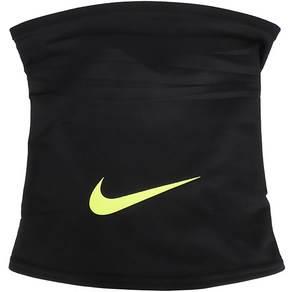 나이키 ACADEMY DRI-FIT FOOTBALL NECK WARMER 헬스 운동 러닝 자전거 사이클 축구 넥 워머 목토시 방한용품, black+volt