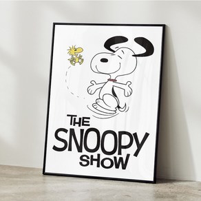 스누피 그림 포스터 snoopy 빈티지 일러스트 액자 카페 감성 아기방 인테리어 소품 18