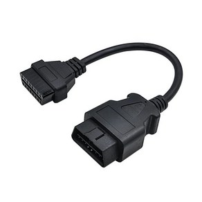 OBDII 익스텐션 케이블 수 암 커넥터 진단 도구 ELM327 확장 어댑터 16 핀, 1개