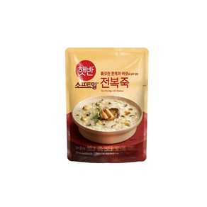 CJ죽 비비고죽/햇반 소프트밀 프리미엄 전복미역죽420g, 420g, 1개