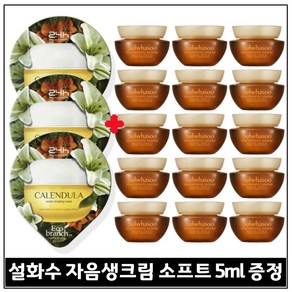 모이스처 슬리핑 마스크 수면팩 3개 (카렌듈라) / 샘플) 자음생크림소프트 5mlx15개 _총 75ml (.최신제품)