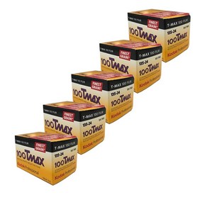 Kodak 프로페셔널 흑백 네거티브 필름 흑백 필름 TMAX100 13524장 촬영 5개 팩, 8292443-5