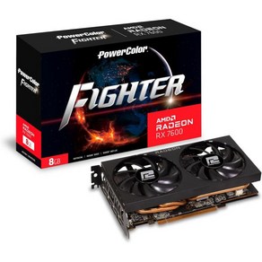 파워컬러 헬하운드 AMD 라데온 RX 7600 게이밍 그래픽 카드, 7600 Fighte