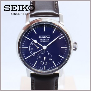 삼정시계 정품 세이코 SEIKO 프레사지 오토매틱 남성 가죽시계 SPB163J1