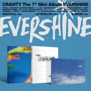 [3종세트] CRAVITY 크래비티 EVERSHINE 미니앨범 7집