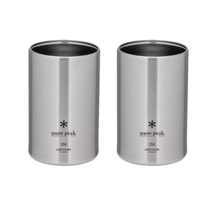 스노우피크 캔 쿨러 350ml snow peak can coole, 2개