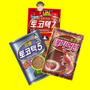 다사가 토코삼합 토딸토 토코텍7 딸기어분 토코텍5 세트 떡밥, 450g, 3개, 001.