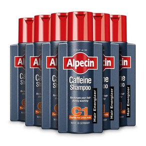 Alpecin 알페신 C1 리차지 헤어 카페인 샴푸, 1.5L, 6개