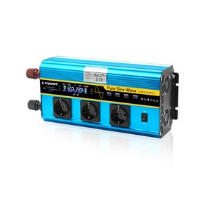 녹원 한국형 콘센트 순수정현파 차량용 인버터 12V & 24V 지속출력 3000W 최대출력 6000W