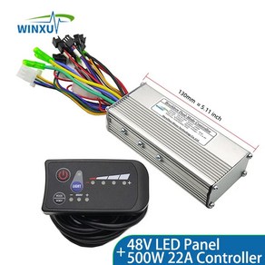 전기 산악 자전거 브러시리스 모터 컨트롤러 조절 조정 디스플레이, 6.500W 48V LED, 1개