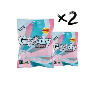 스웨디쉬젤리 스웨덴BUBS GOODY Sou 라즈베리 90g 2팩, 2개