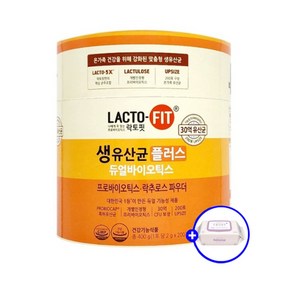 종근당건강 락토핏 생유산균 플러스 포스트바이오틱스 200포 + 베베숲 물티슈 1팩, 400g, 1개