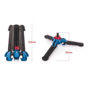 Manbily A-222 휴대용 전문 DSLR 카메라 모노포드 및 M-1 베이스 헤드 볼 미니 삼각대 스탠드 캐논 폰 DV 1, 01 tripod base, 1개