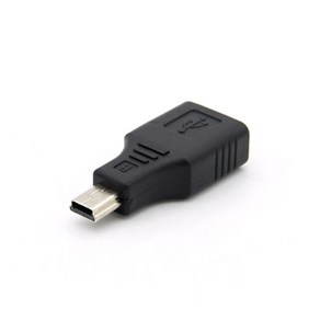 미니 5핀 숫 - USB 2.0 A 암 젠더 디지털 카메라 MP3 캠코더 외장하드 사용 잭 M/F 커넥터 단자, 1개