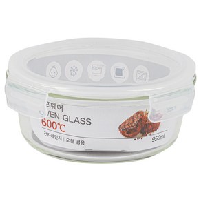 셰프웨어 오븐글라스 원형 950ml, 1개