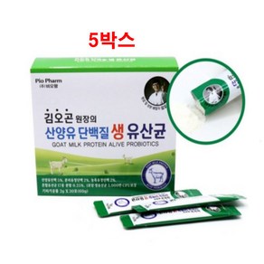 김오곤원장의 산양유 단백질 생유산균 30포, 60g, 5박스