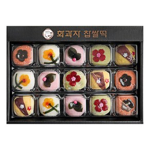 고급 화과자 찹쌀떡 모찌 선물세트 (15구) 국내산쌀 선물용, 1개, 1.5kg