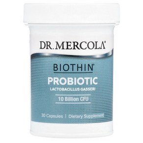 닥터멀코아 Dr. Mercola Biothin 프로바이오틱 락토바실러스 가세리 100억CFU 캡슐 30캡슐