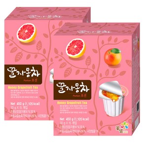 꽃샘 꿀 자몽차 포션 15T, 30g, 15개입, 2개