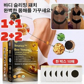 벌독 바디 슬리밍 패치 빠른 체중 감소 다이어트패치 뱃살 관리 쑥뜸 디톡스 제습 패치, 10매x1박스만, 10매x1박스만, 1개