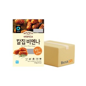 ss 청정원 리치부어스트 칼집비엔나 1.5kg 1박스(6개입), 6개