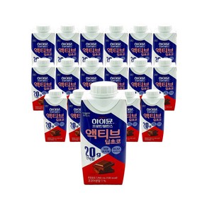 후디스 하이뮨 프로틴 밸런스 음료 액티브 딥초코 250ml 18팩 단백질