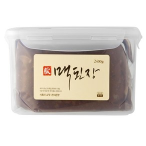 [식품명인 45호] 성명례 황금빛맥된장 2.4kg, 1개