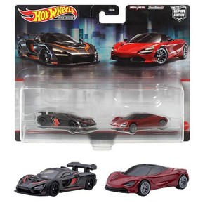 핫 휠 Hot Wheels 프리미엄 2팩 맥라렌세나/맥라렌 720S 3세 HFF97 블랙/레드, 상세페이지 참조