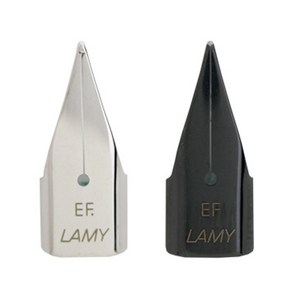 LAMY 만년필 펜촉 블랙스틸, F, 1개