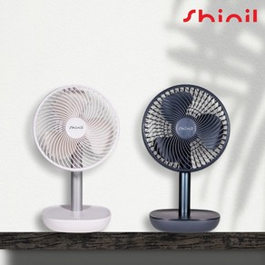 신일 무선 선풍기 미니 소형 탁상용 책상 충전식 캠핑 차박 사무실 선풍기, 화이트WH