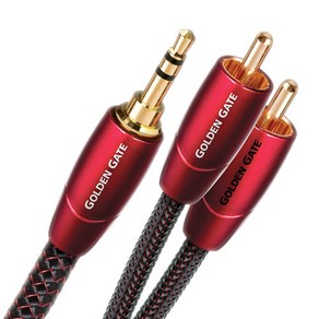 오디오퀘스트 Goldengate 3.5mm to RCA 아날로그 인터커넥터 케이블 2m