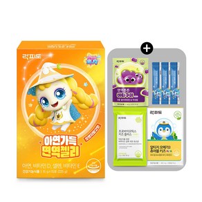 락피도 아연가득 면역젤리 15p, 225g, 1개