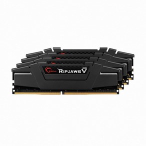 지스킬 DDR4 32GB PC4-25600 CL16 RIPJAWS V VK 램 데스크탑용 4p, 4개