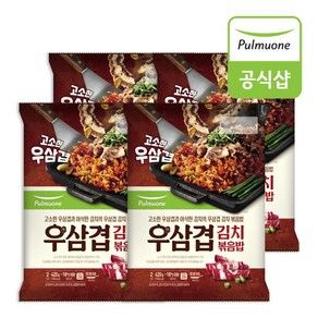 풀무원 우삼겹 김치볶음밥, 4개, 420g