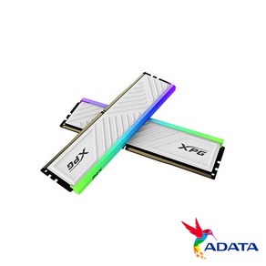 ADATA XPG DDR4-3600 CL18 SPECTRIX D35G RGB 화이트 패키지, (32GB(16Gx2)), 1개