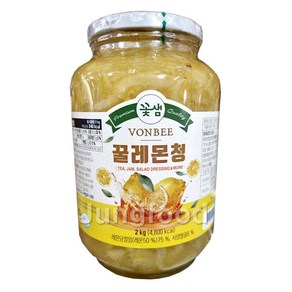 꽃샘 본비 꿀레몬청, 2kg, 1개, 5개입