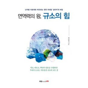 면역력의 왕 규소의 힘:난치병 치료제로 떠오르는 천연 미네랄 '실리카'의 비밀, 북랩, 정진형 저