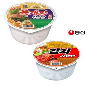 농심 육개장 사발면 86g + 김치사발면 86g