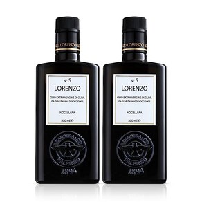 로렌조 Loenzo 엑스트라 버진 올리브 오일 No.5 500ml 2병, 2개