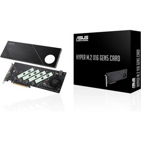 ASUS Hype M.2 x16 Gen5 카드 PCIe 5.04.0 AMD 512Gbps, 1개