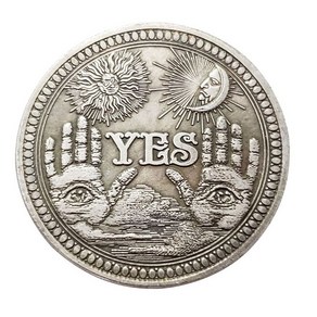 YES OR NO COIN / 결정의 코인 타로 코인 / 예아니오 네아니오 동전