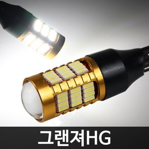 골드에디션 T15 58LED 후진등 그랜져 HG, 혼합색상, 2개